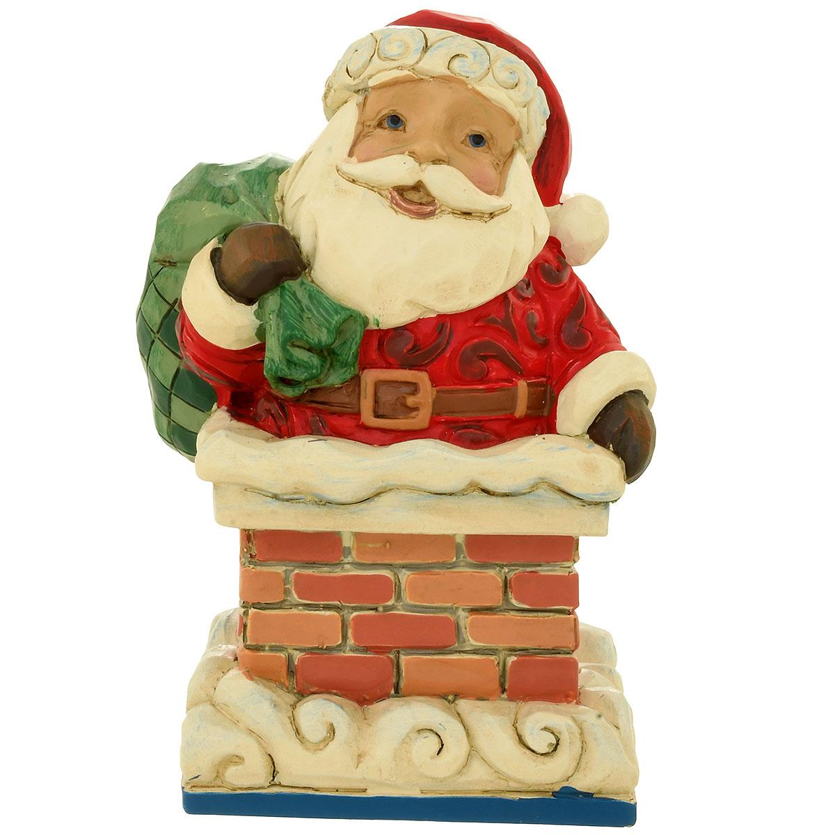 Santa In Chimney Jim Shore Figure