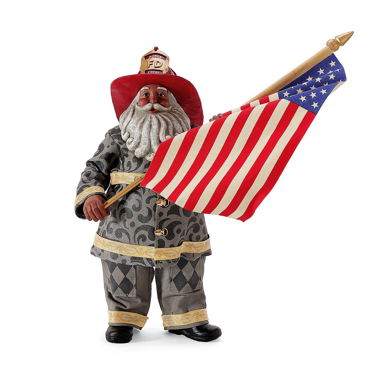 Tribute To 9/11 Possible Dreams African American Santa Figure