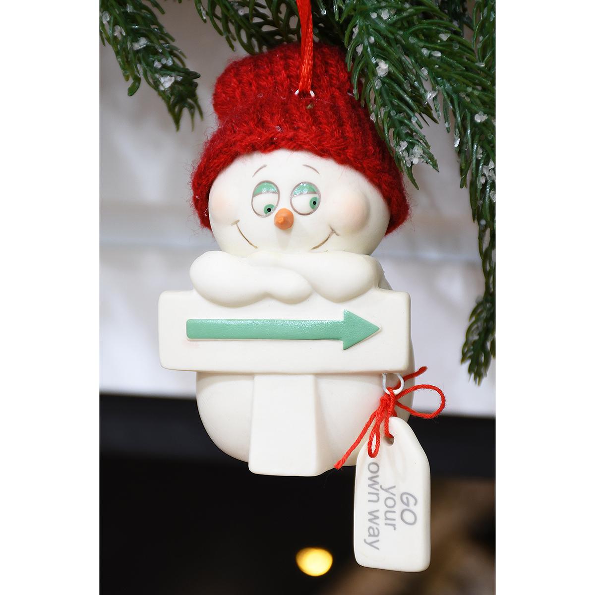 Go Your Own Way Snowpinions Ornament