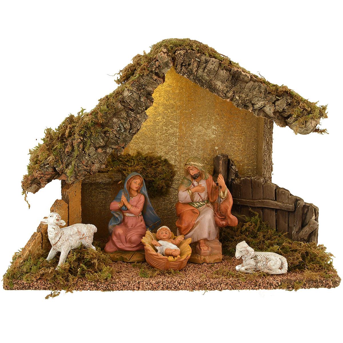 Nativity With LED Stable & Figures