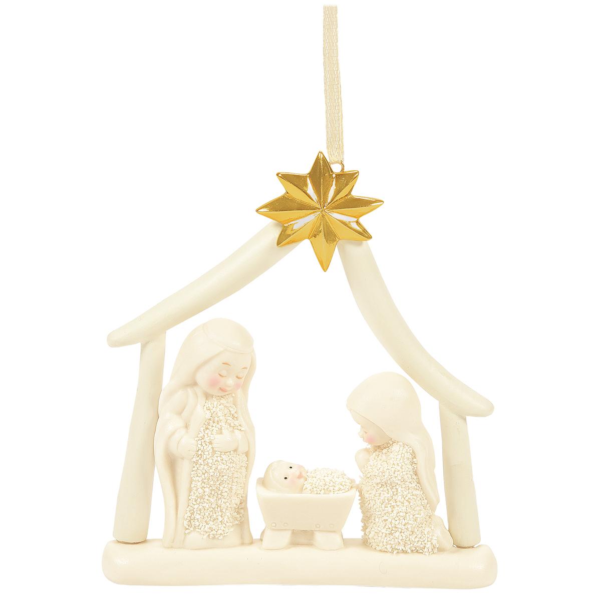 Holy Family Nativity Snowbaby Ornament