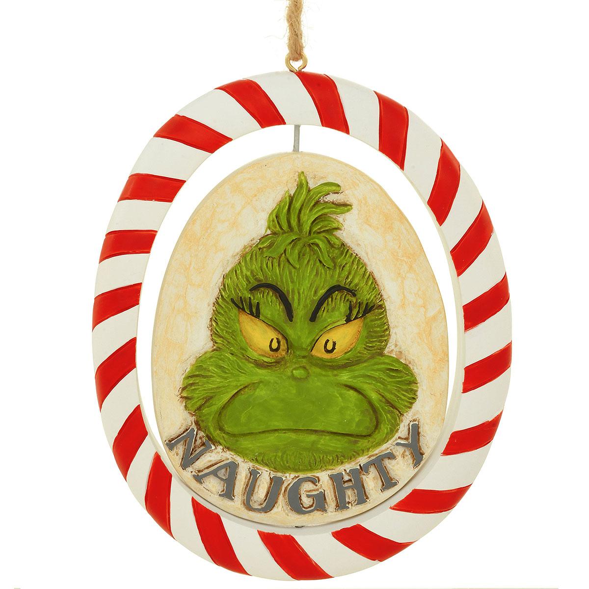 Naughty Or Nice Jim Shore How The Grinch Stole Christmas Ornament
