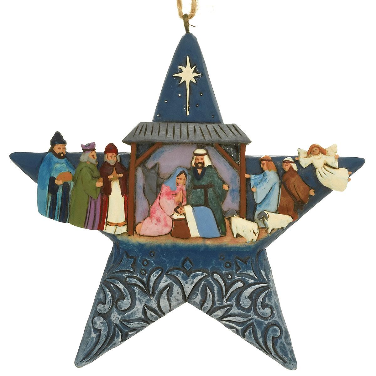 Star With Nativity Scene Jim Shore