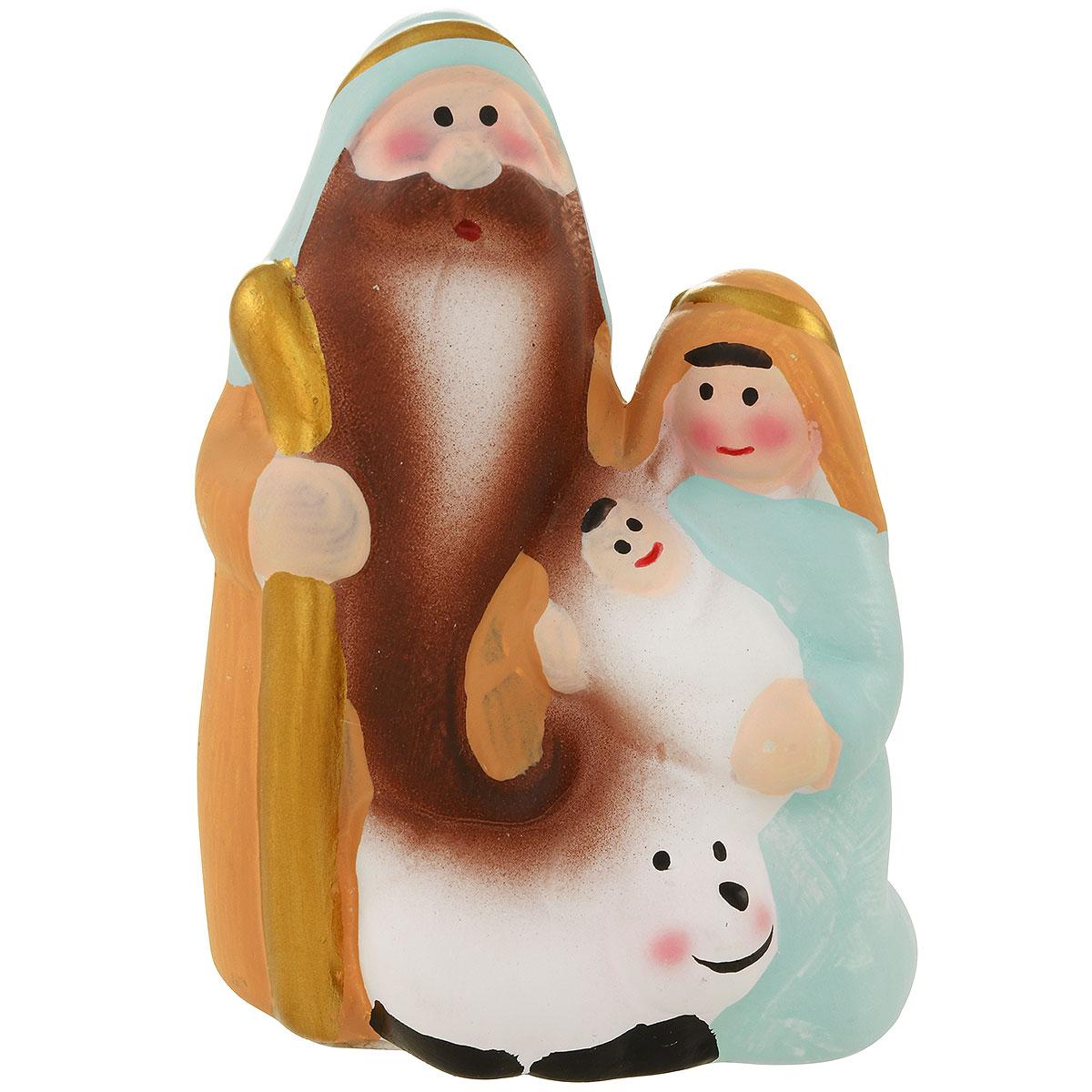 Ceramic Holy Family Nativity Figure