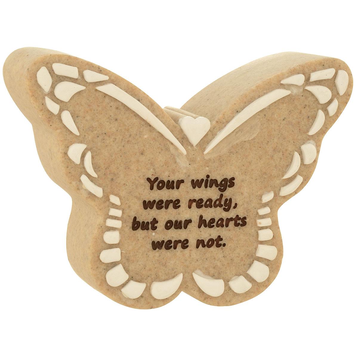 Memorial Butterfly Faith Stone