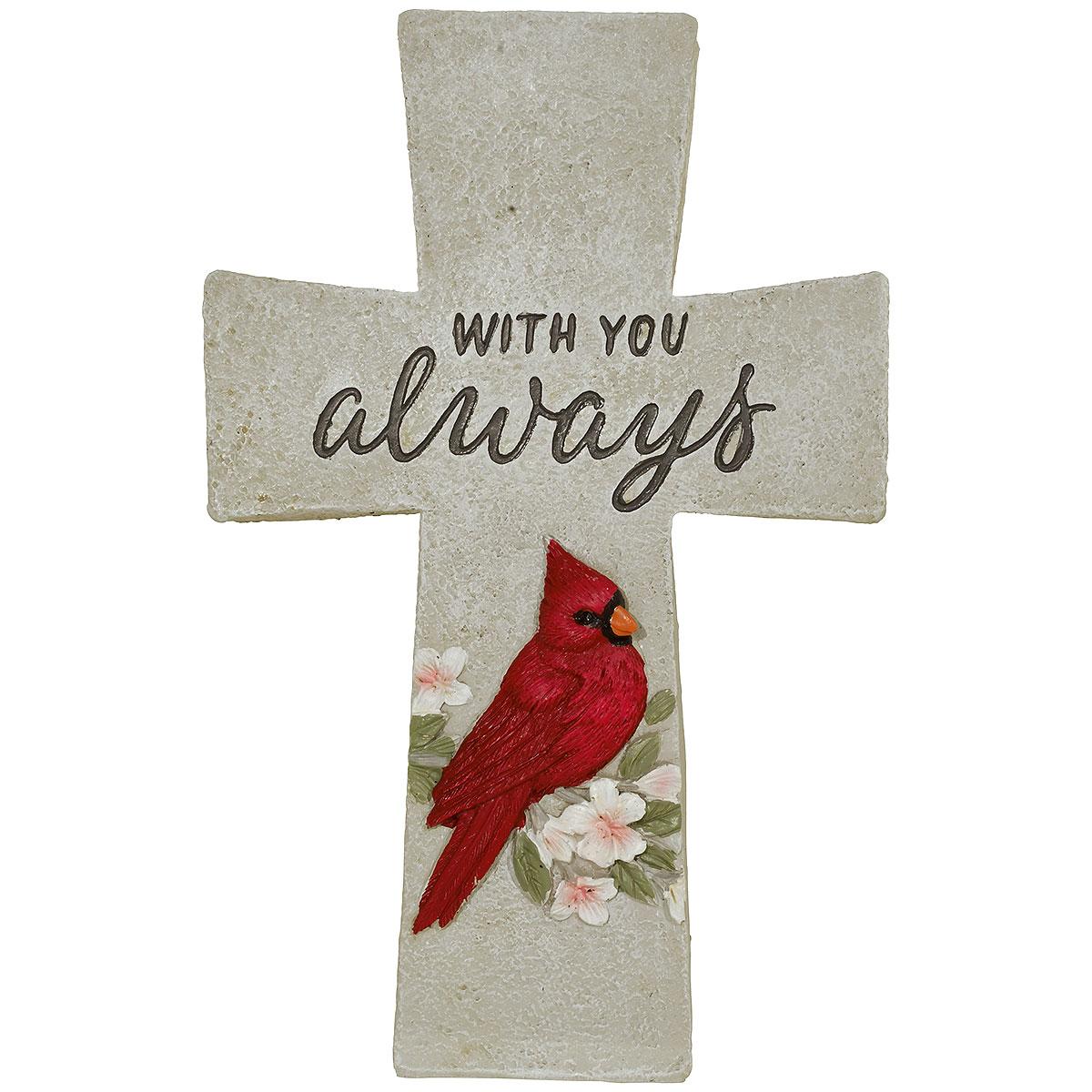 With You Always Cross With Cardinal Memorial
