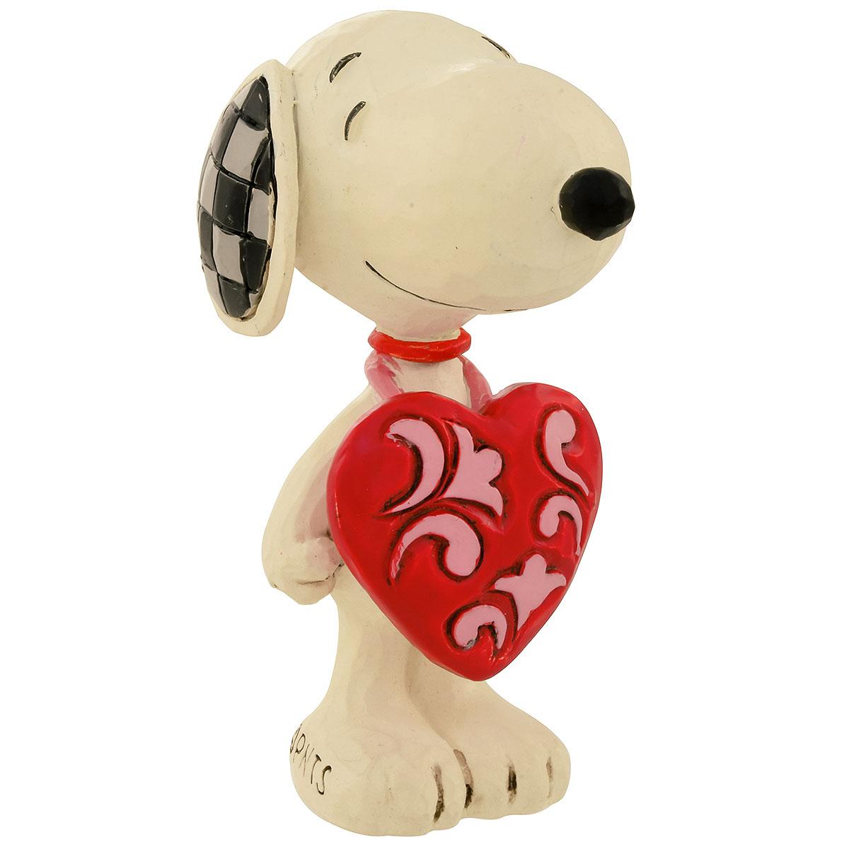 Snoopy Wearing Heart Mini Jim Shore
