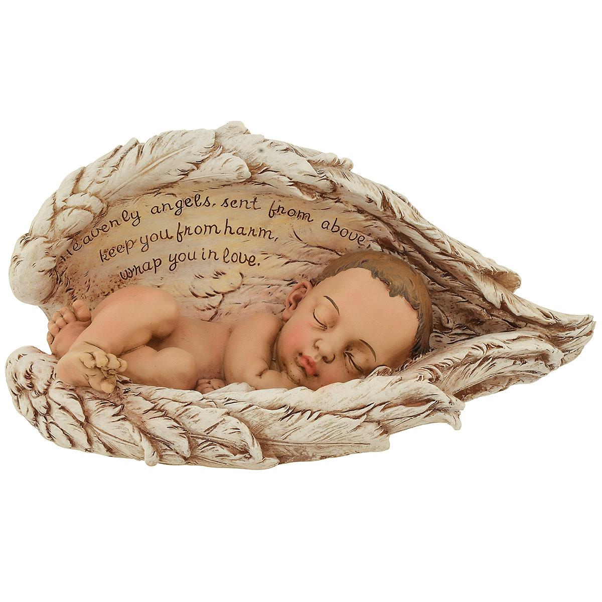 Sleeping Baby In Angel Wings