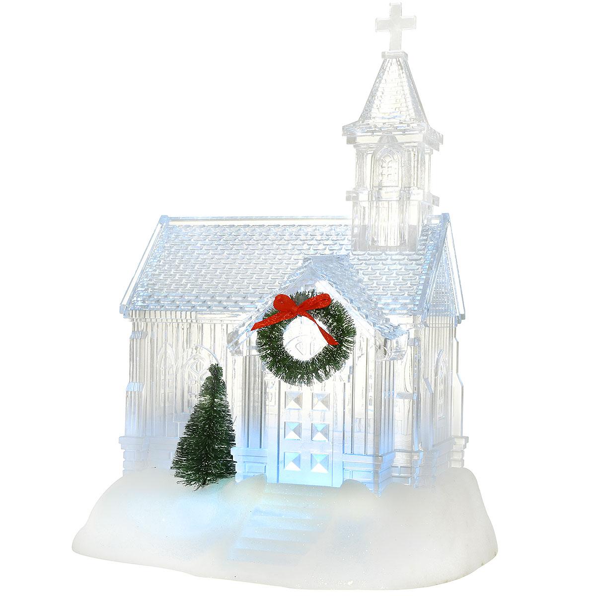 Lighted Church Home Accent