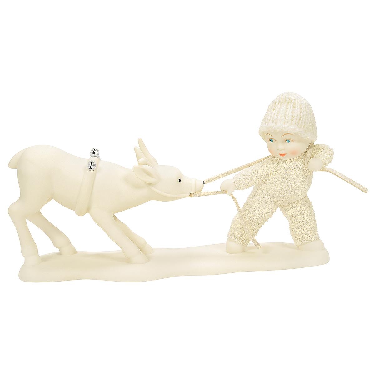 Reluctant Reindeer Snowbaby Figurine