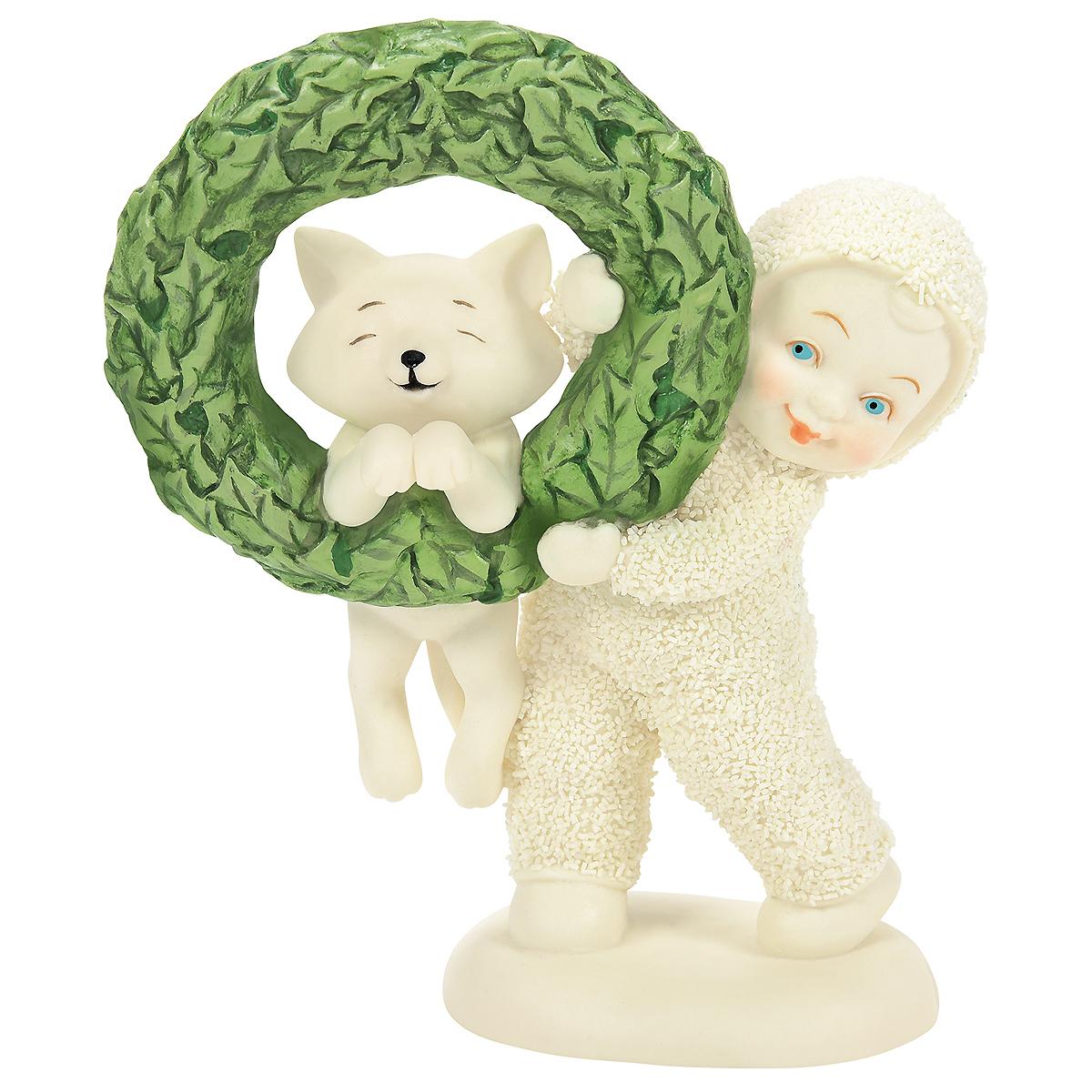 Hang On Til Christmas Snowbaby Figurine