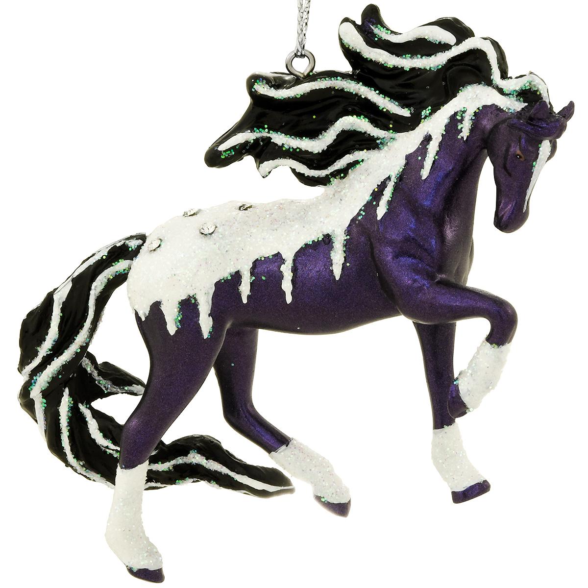 Frosted Black Magic Painted Ponies