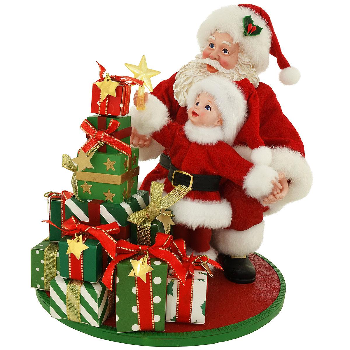 Possible Dreams Clothtique Adding The Twinkle Collectible Santa Figure