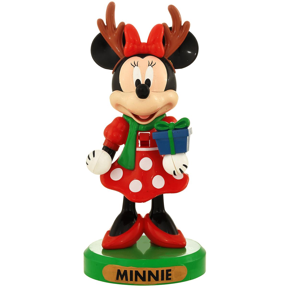 Disney Minnie With Gift Nutcracker 7.25 Inch