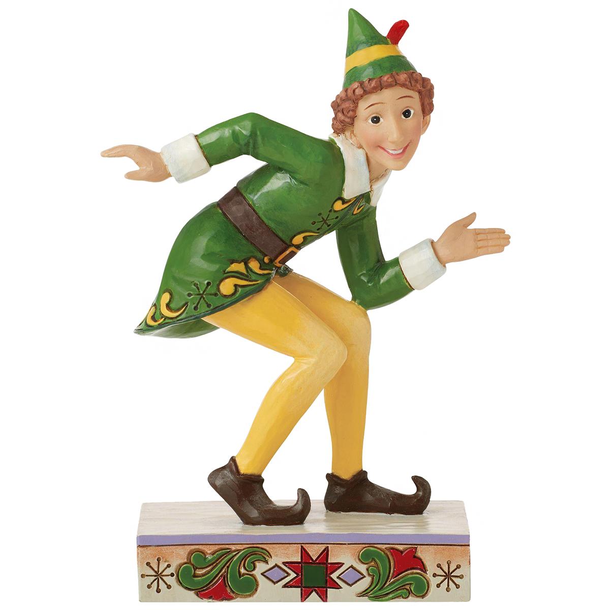 Buddy The Elf In Crouching Pose Jim Shore Figure