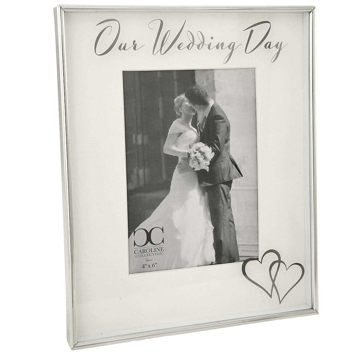 Our Wedding Day Floating Frame