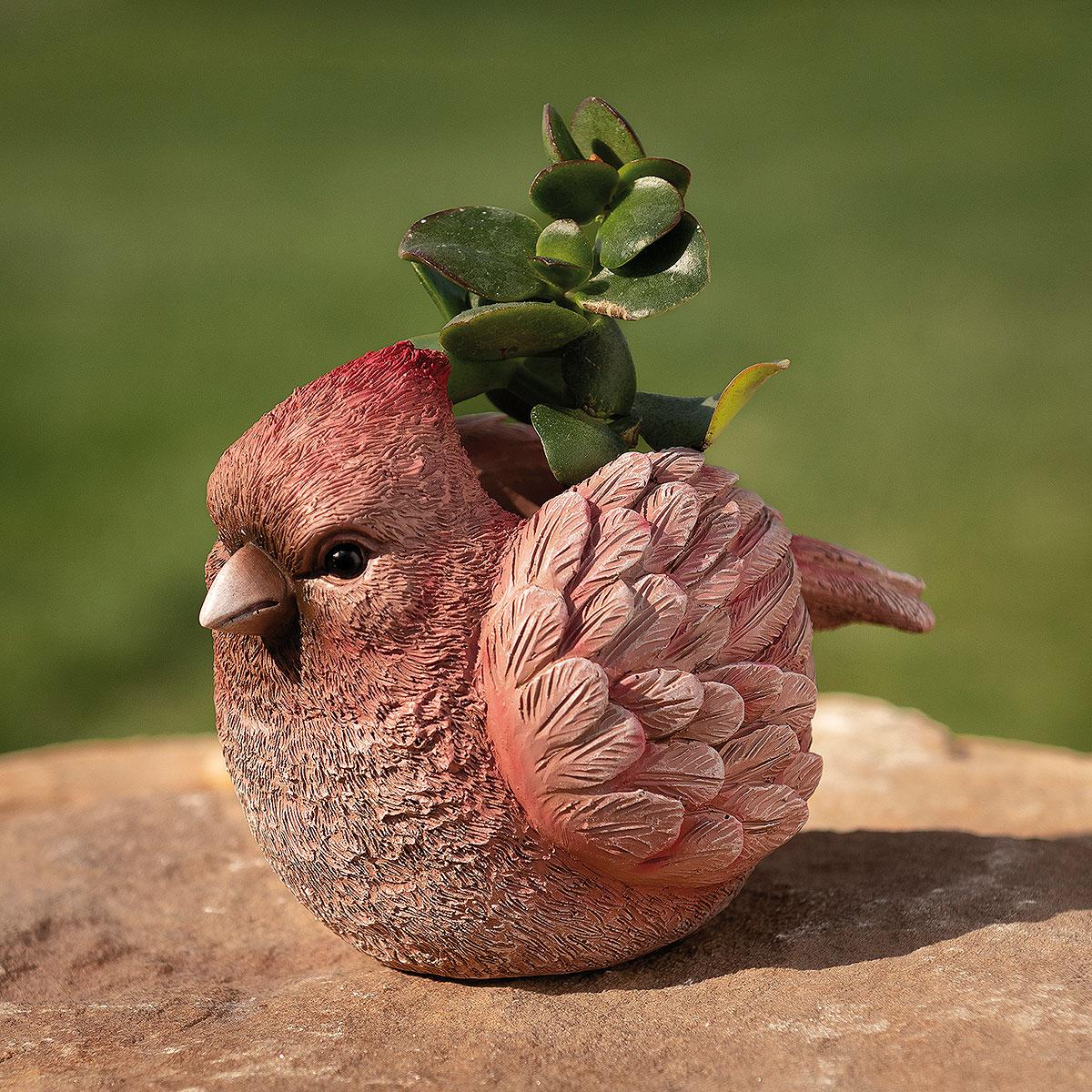 Pudgy Cardinal Succulent Planter