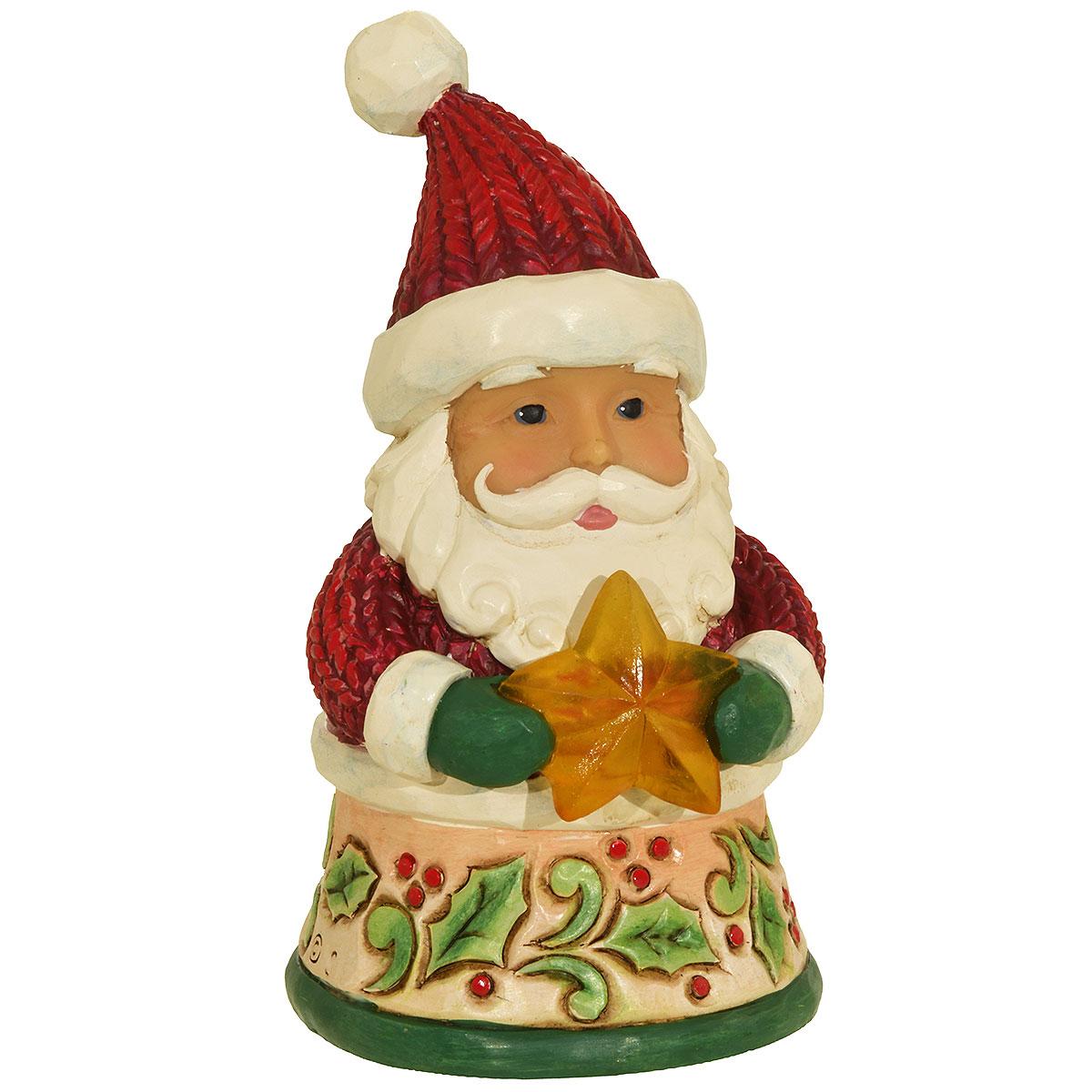 Santa Holding Star Jim Shore Mini