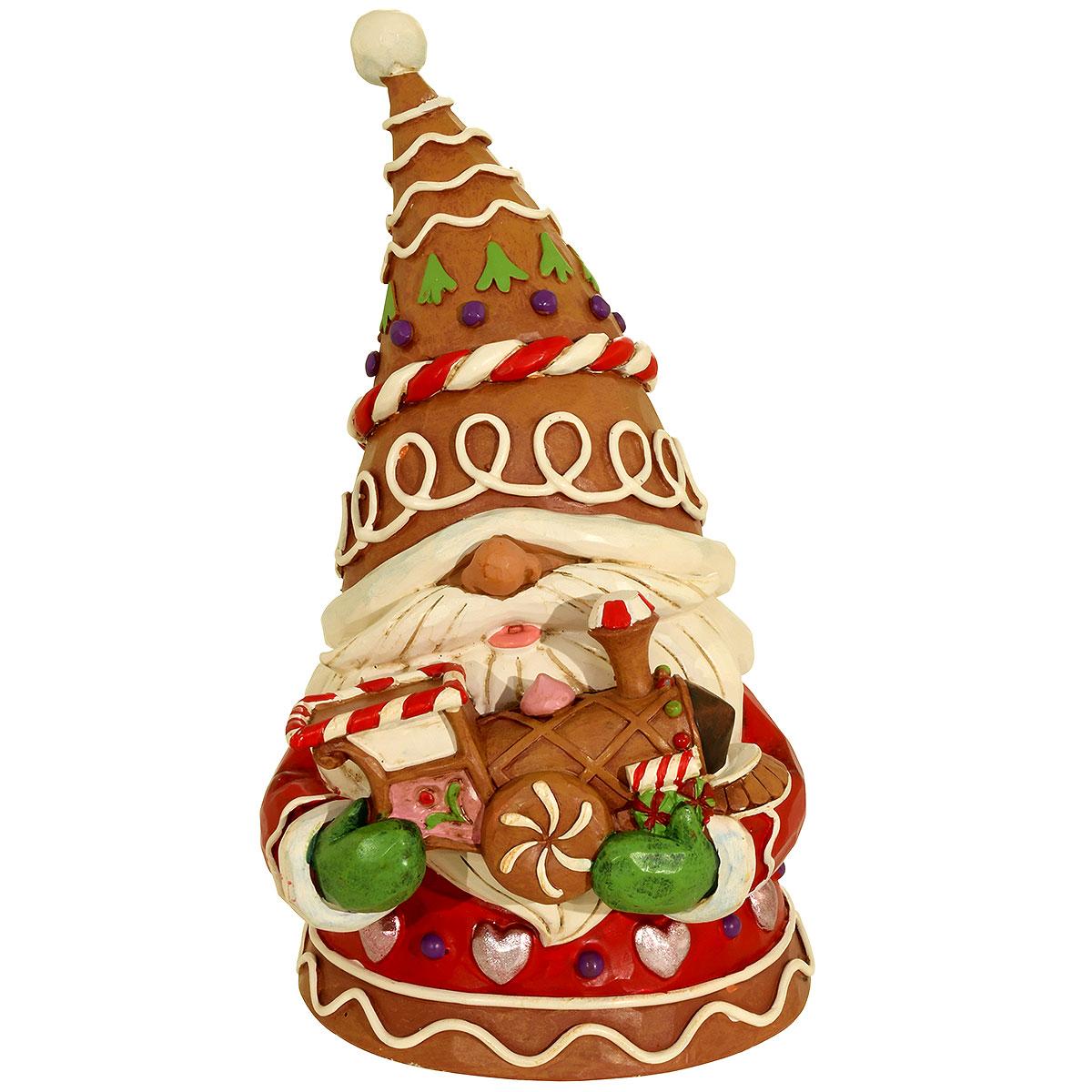 Jim Shore Gingerbread Gnome Train Figure