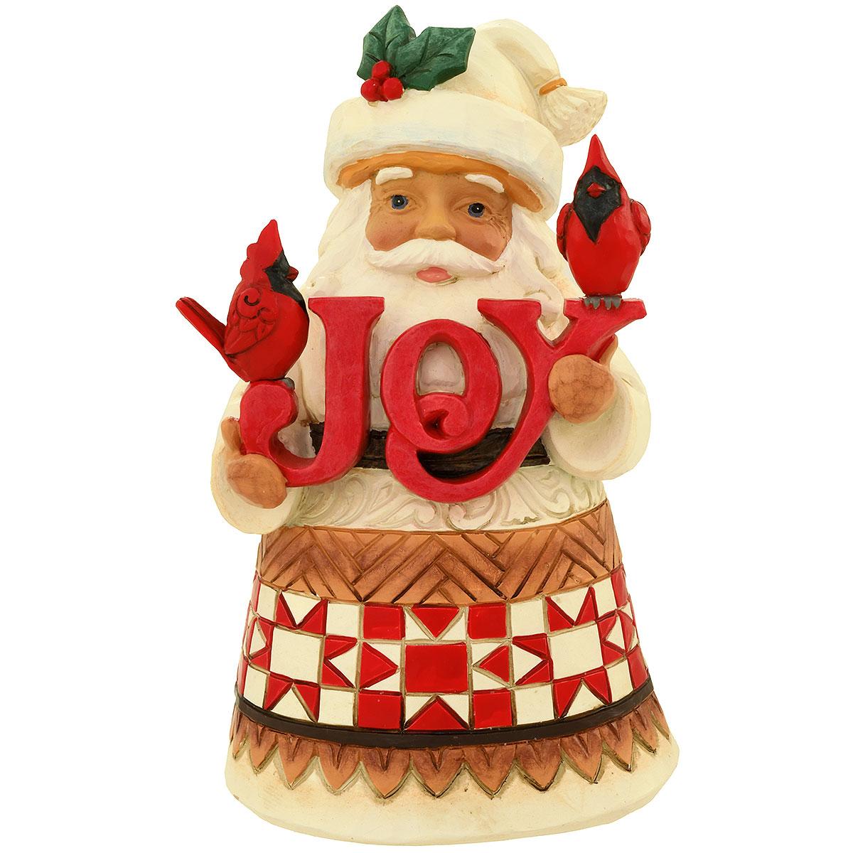 Santa With Joy Sign Jim Shore