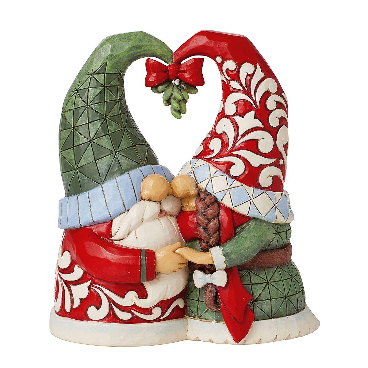 Gnomes Mistletoe Couple Jim Shore
