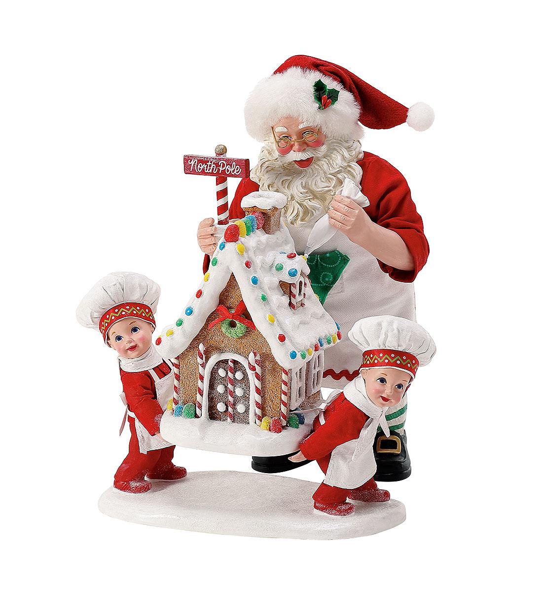 Little Bakers Dreams Santa Figure