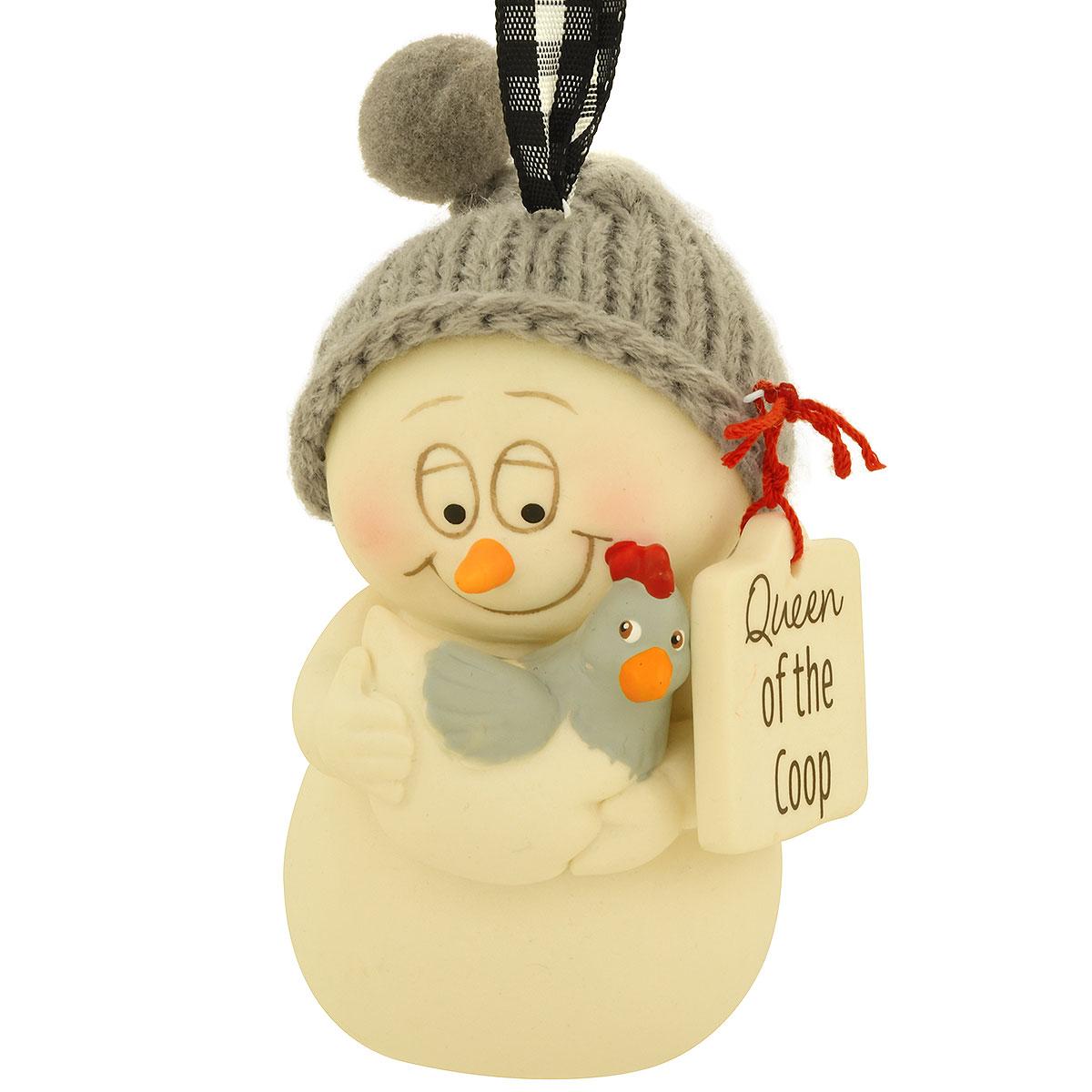 Queen Of Coop Snowpinions Ornament