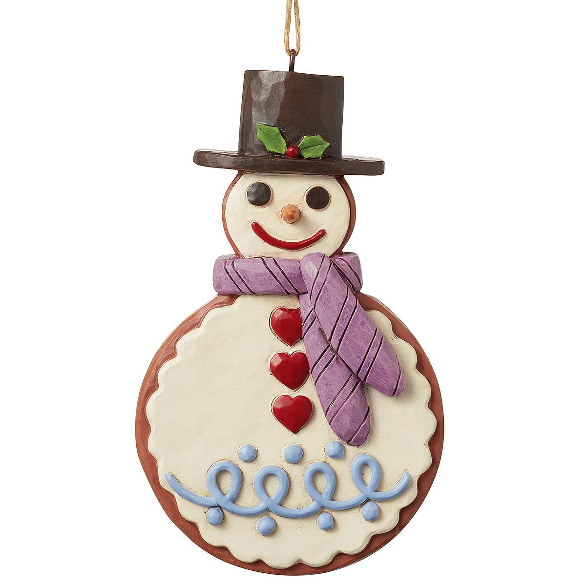 Gingerbread Snowman Cookie Ornament