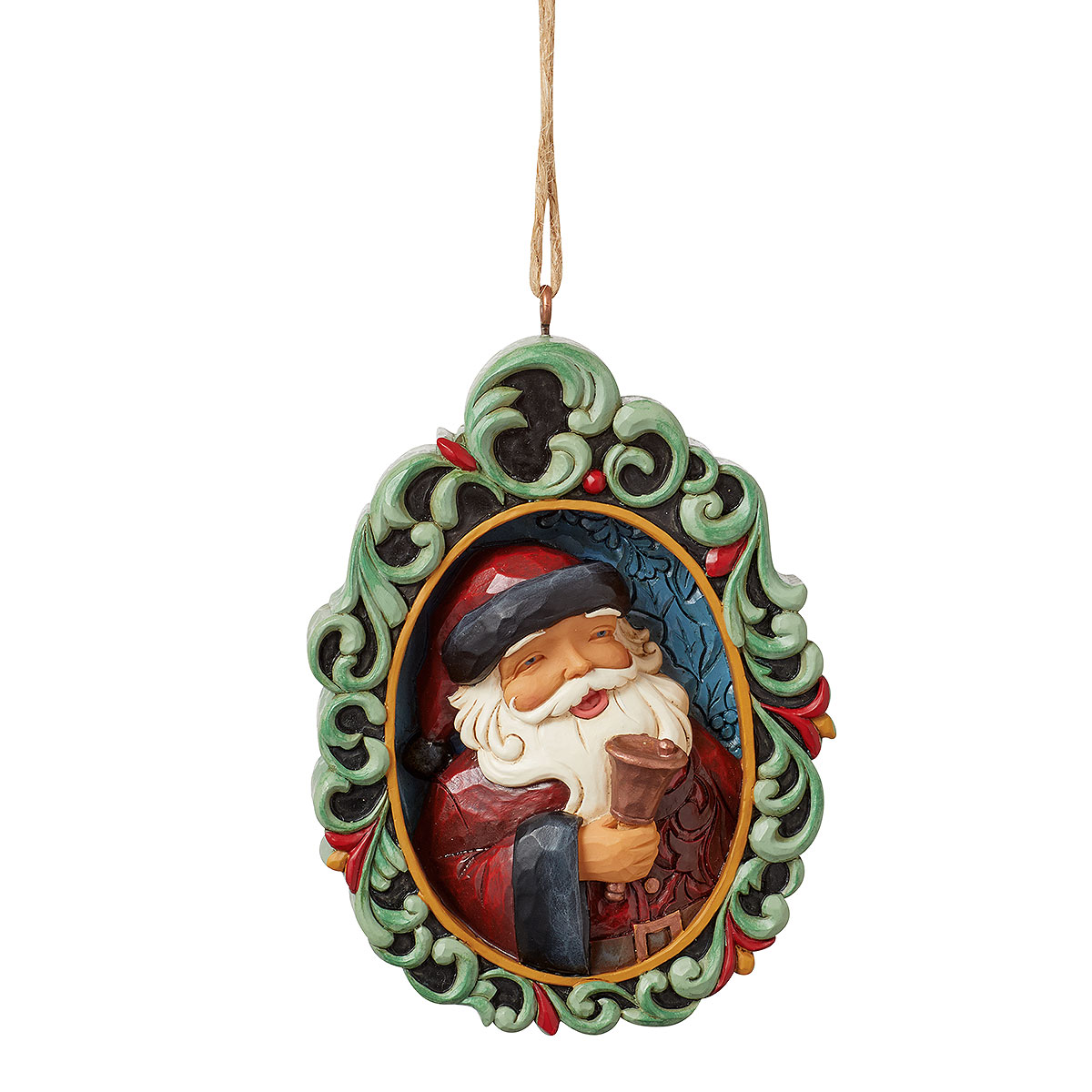 Holiday Manor Santa Jim Shore Orn.