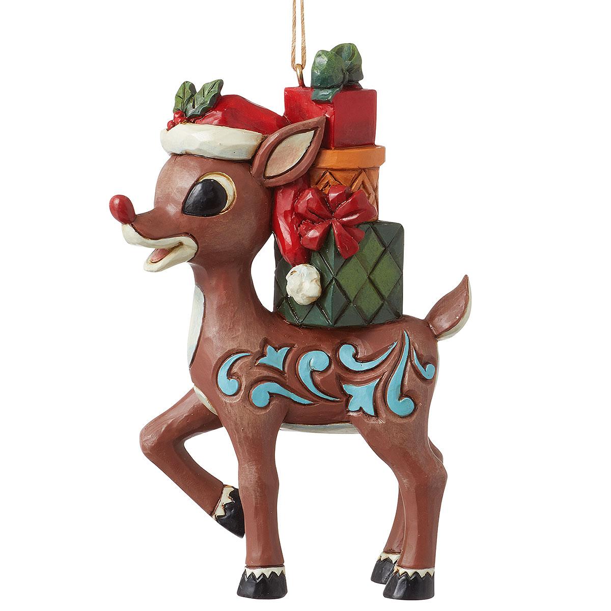 Rudolph With Presents Jim Shore