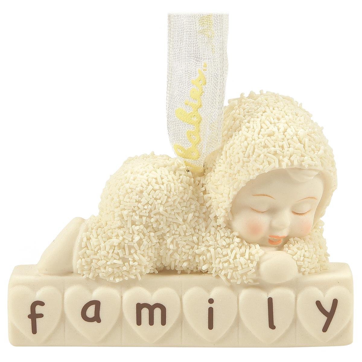 Clip Ornament Family Snowbaby Ornament