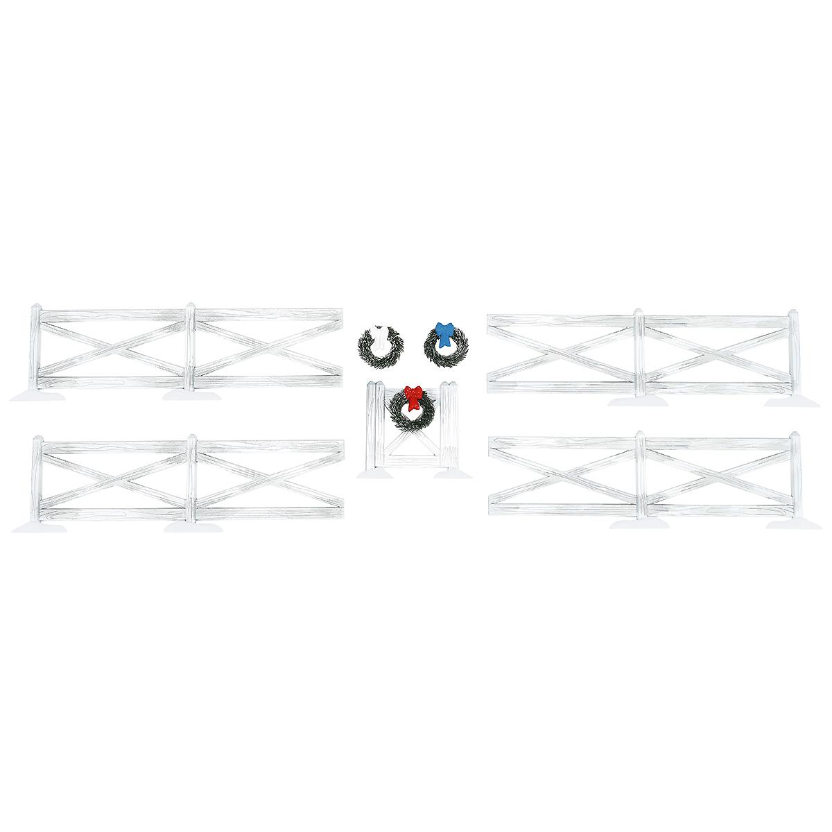 White Crossbuck Fencing