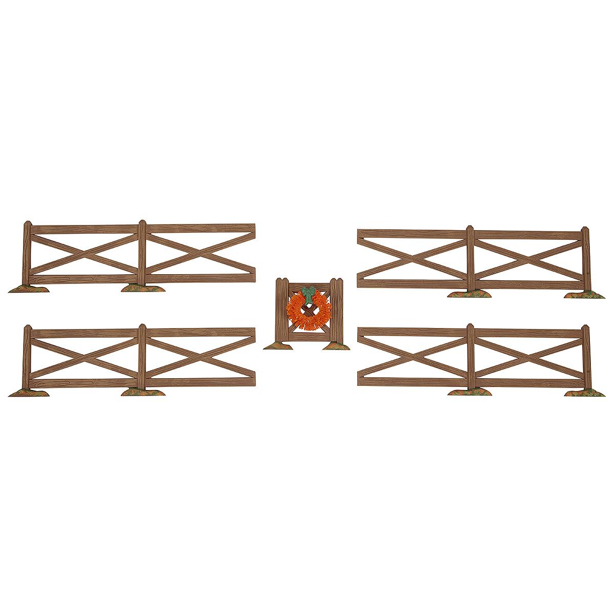 Brown Crossbuck Fencing