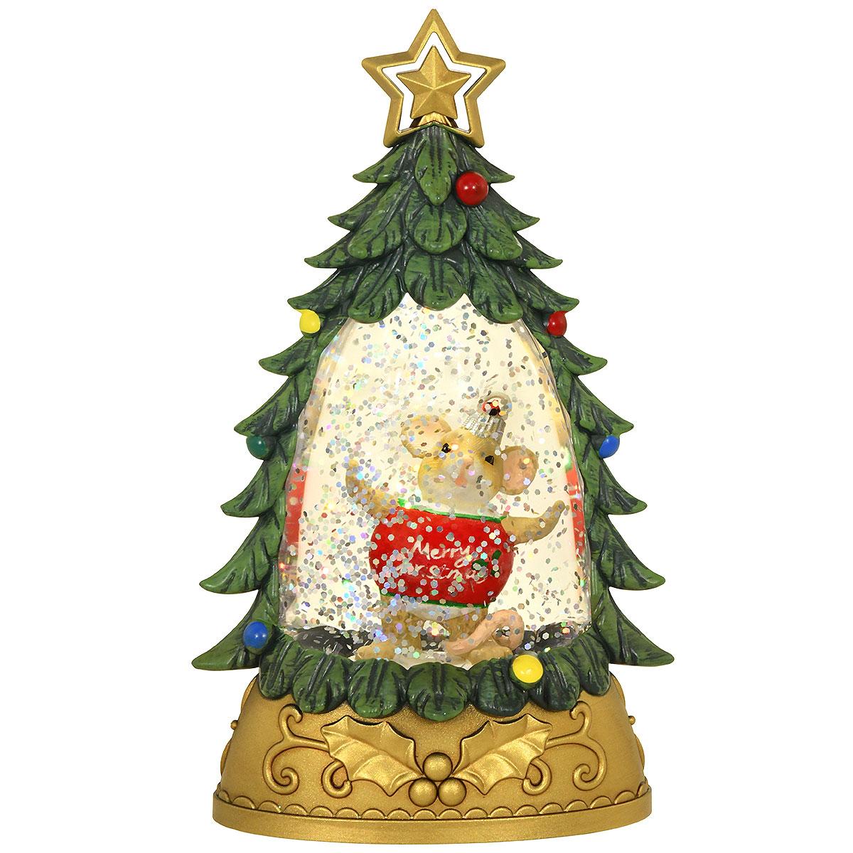 Lighted Mouse Ornament In Christmas