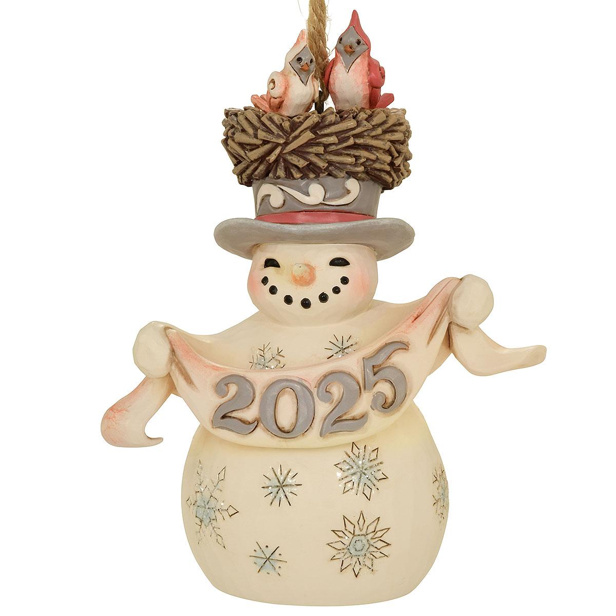 Woodland Snowman 2025 Jim Shore