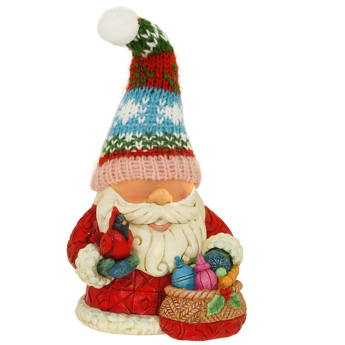 Holiday Gnome In Knit Hat Jim Shore
