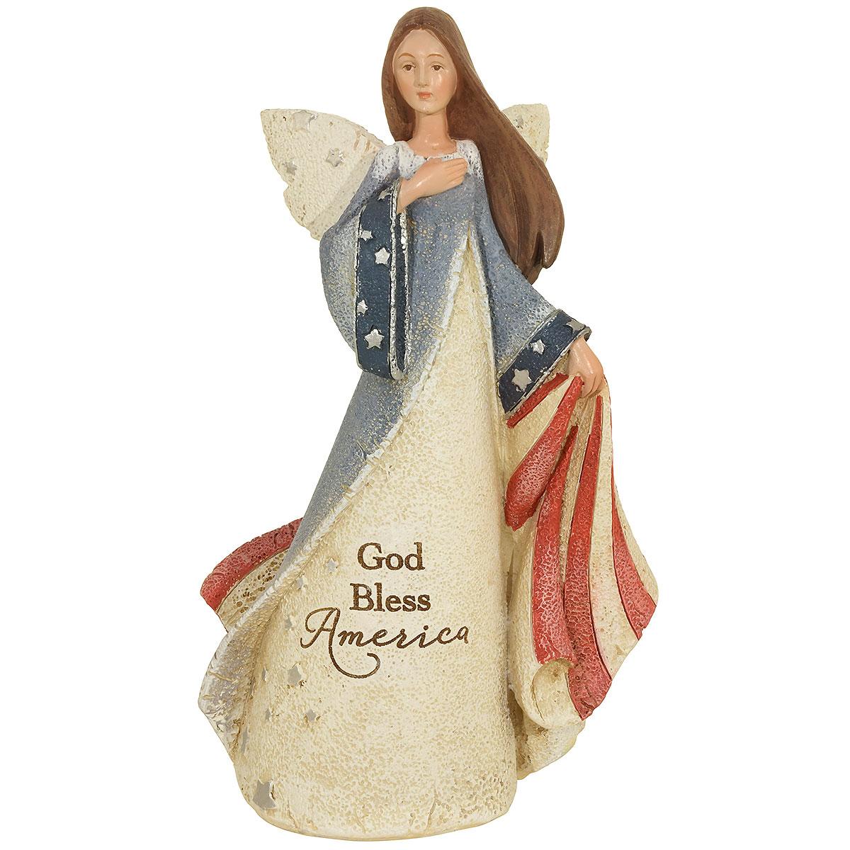 God Bless America Angel Home Accent