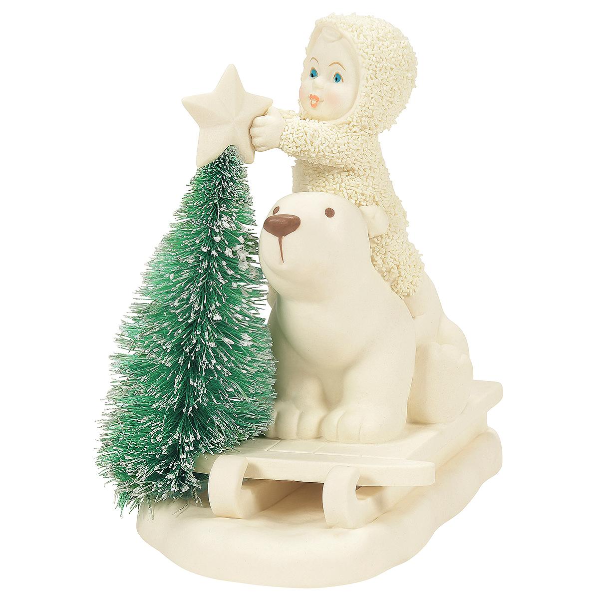 Polar Bear Lift Snowbaby Figurine