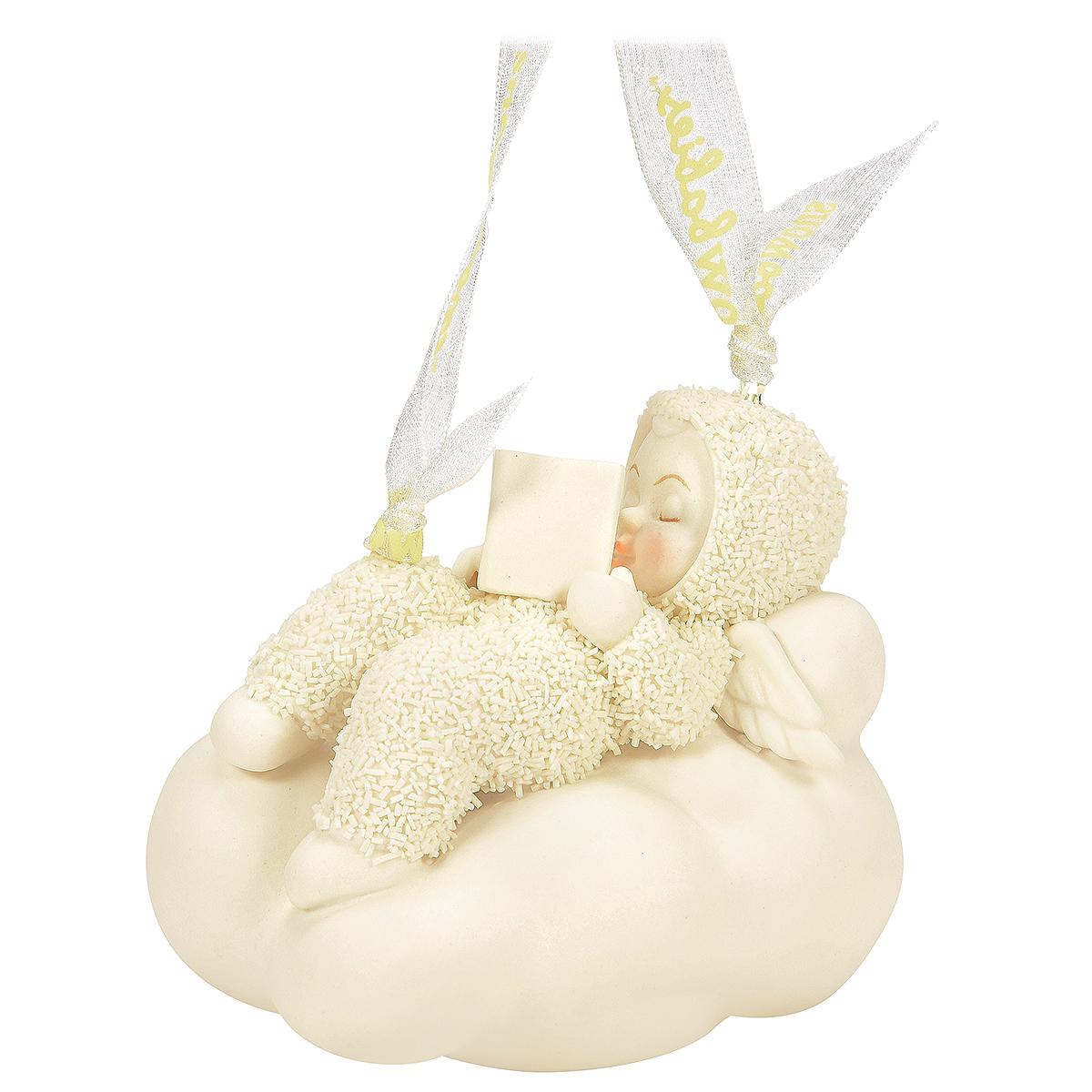 Reading In The Clouds Snowbaby Ornament