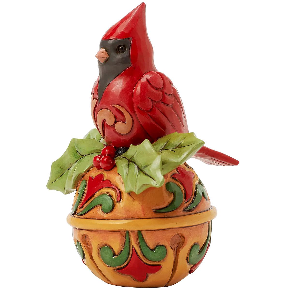 Cardinal On Jingle Bell Jim Shore