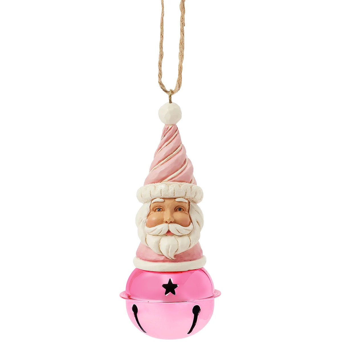 Heartwood Sweets Santa On Bell Orn