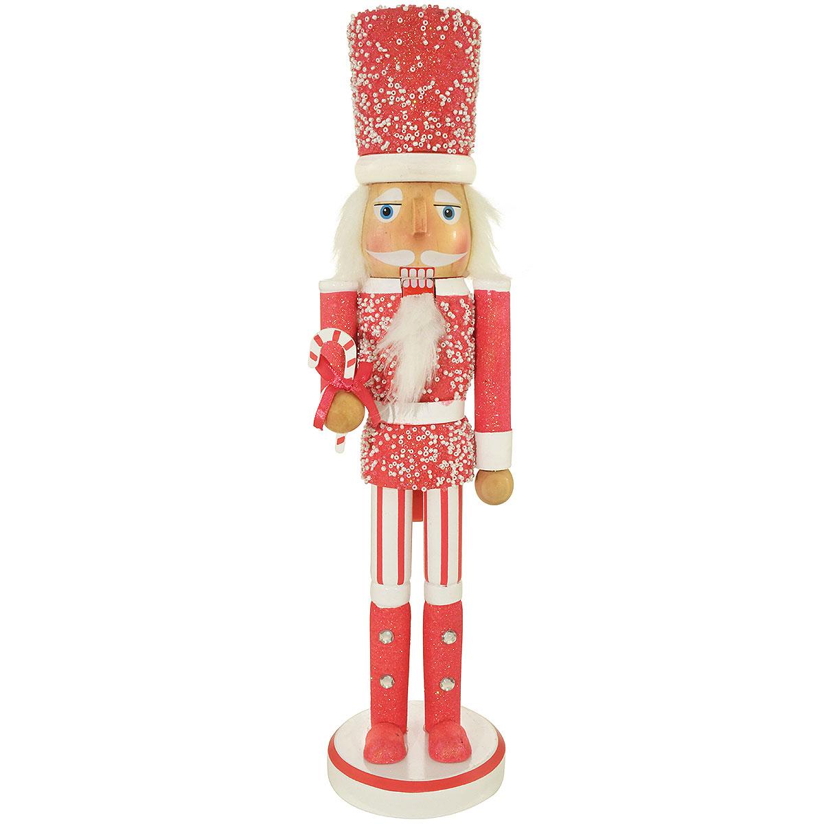 Red Glittered Nutcracker