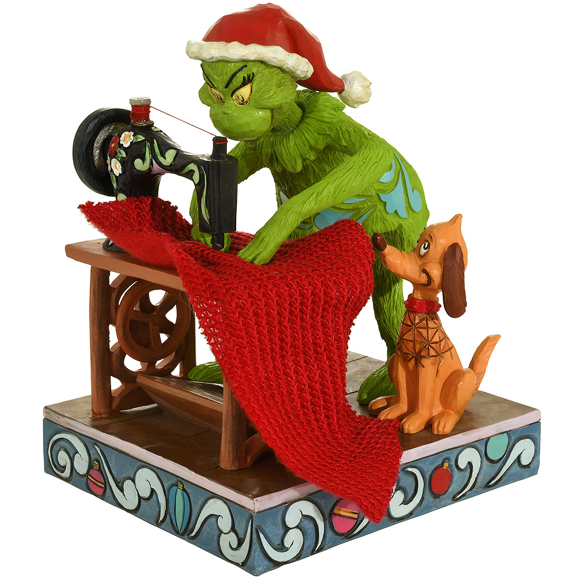 Grinch Sewing Santa Suit Jim Shore