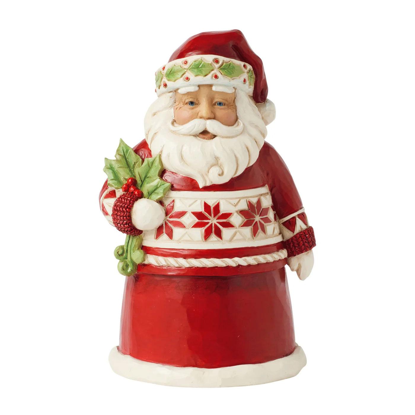 Nordic Noel Santa Jim Shore Pint