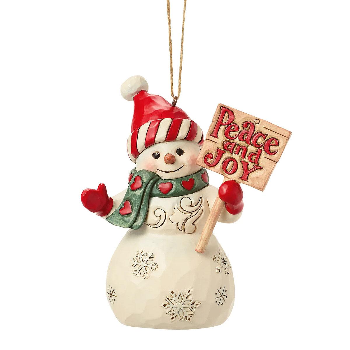 Peace And Joy Jim Shore Ornament