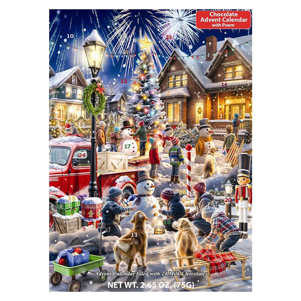 Snowmen Chocolate Advent Calendar