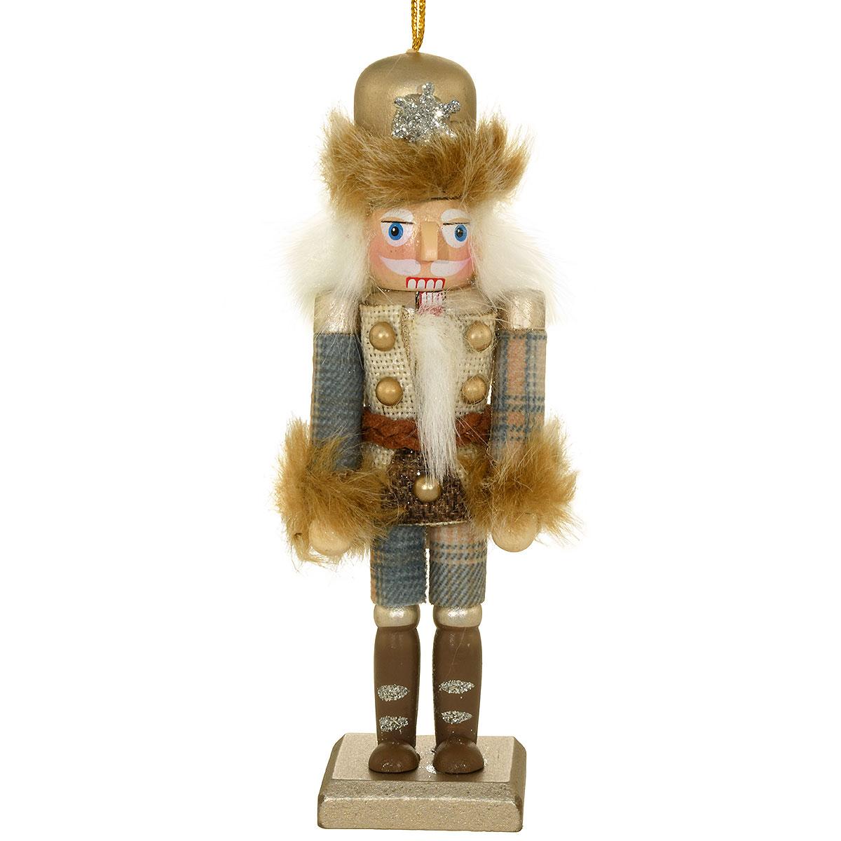 Rustic Glam Nutcracker Ornament