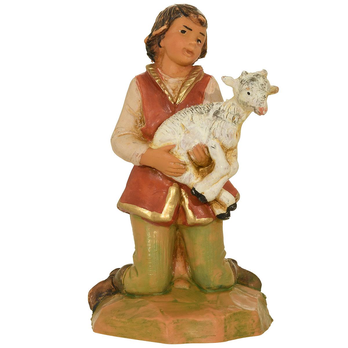 Zane, Shepherd With Goat