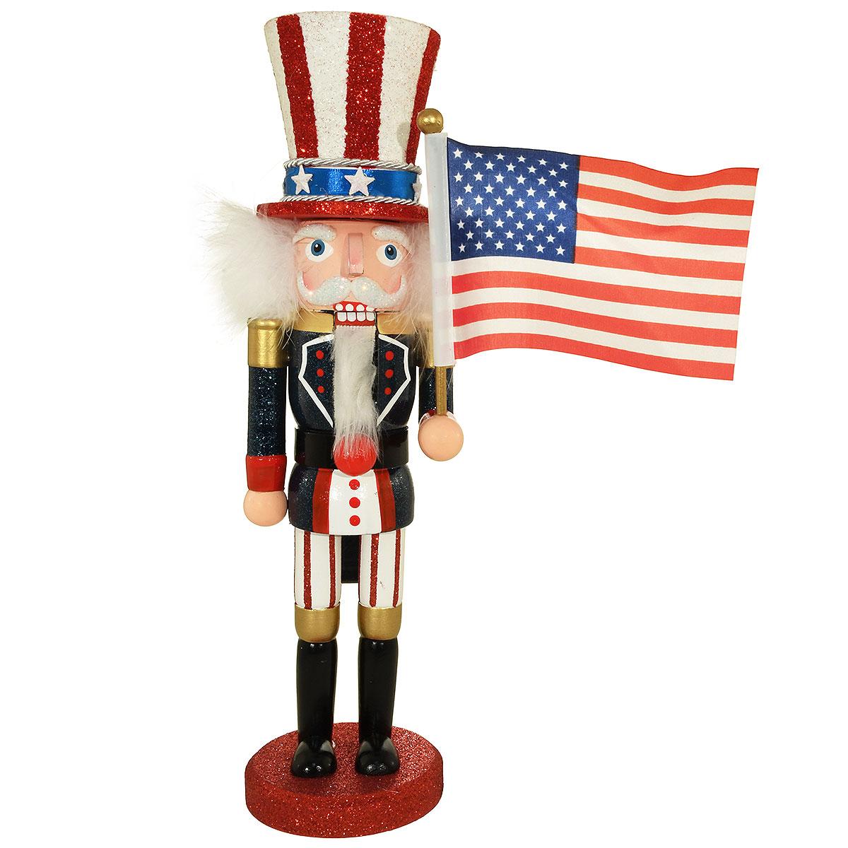 Uncle Sam Wooden Nutcracker