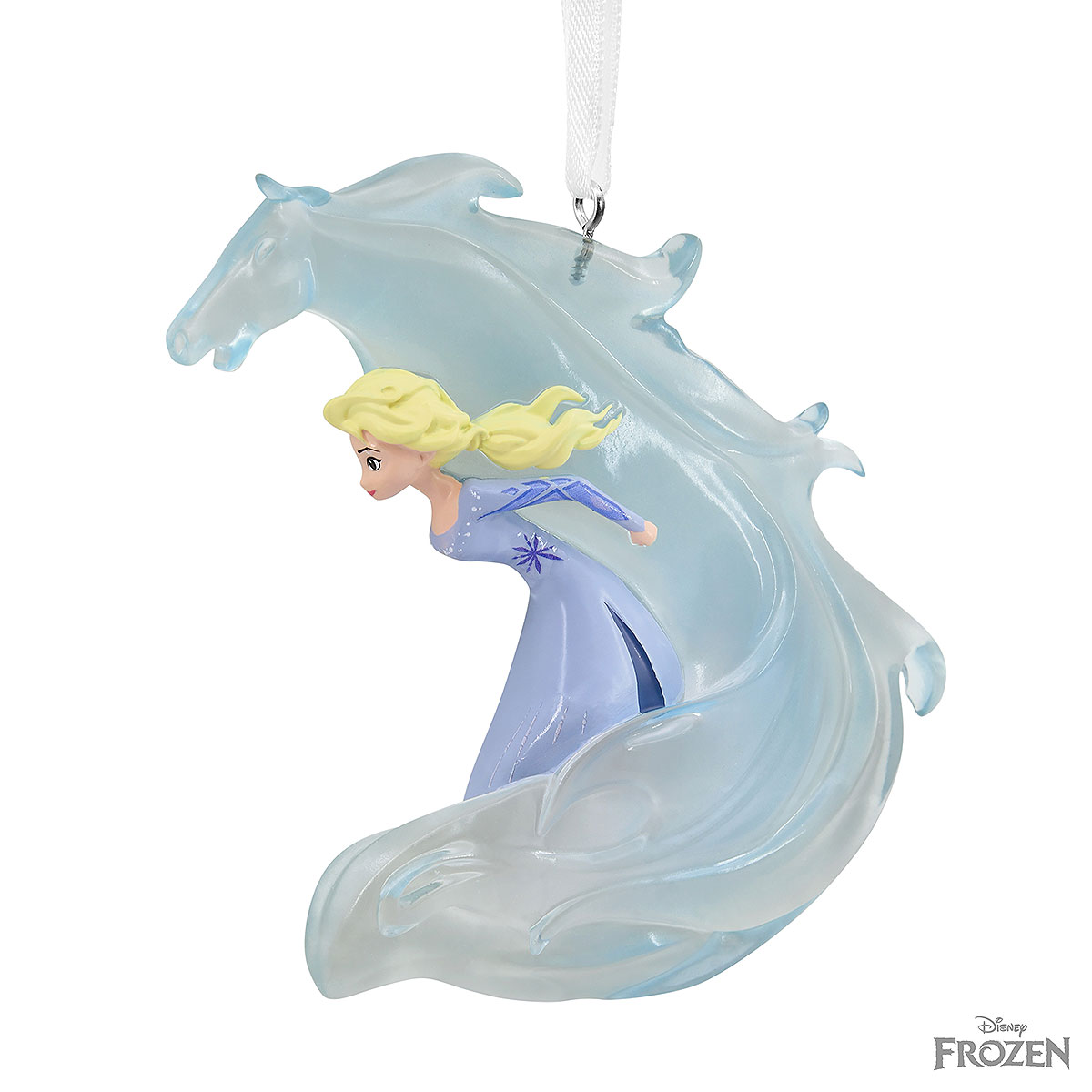 Elsa And The Nokk Horse Ornament
